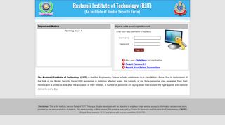 RJIT, Tekanpur, Gwalior - CRISP Online Services