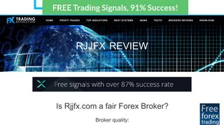 RjjFX | Forex Broker Review - FX Trading Revolution | Your Free ...