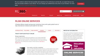 RL360 Online Service Centre | Register Today