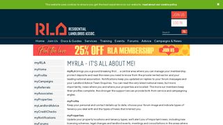 myRLA - Residential Landlords Association