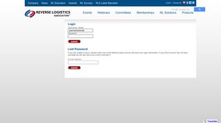 Login | Reverse Logistics Association