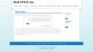 Client Login - RLB CPA'S, Inc.