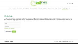 Member Login - REALTORS® Land Institute