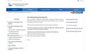 Products - RLI Marketing Assistance - IIACT