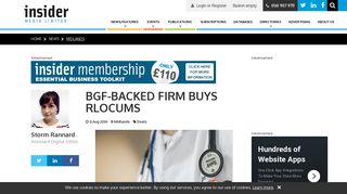 BGF-backed firm buys RLocums | Insider Media Ltd