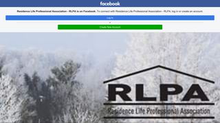 Residence Life Professional Association - RLPA - Home | Facebook