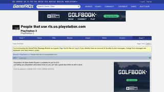 People that use rls.us.playstation.com - PlayStation 3 Message Board ...