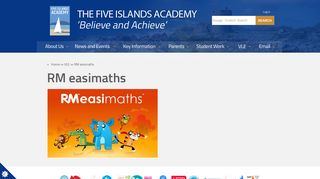 RM easimaths | The Five Islands Academy
