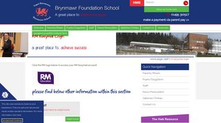 Brynmawr School :: RM Easymail Login