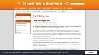 RM Intelligence - Schools' Information Portal