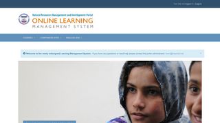 USAID Online Learning Management System Portal