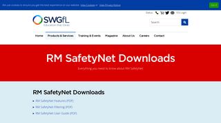 RM SafetyNet Downloads - SWGfL Schools Internet Service