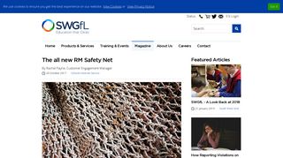 The all new RM Safety Net - SWGfL Magazine