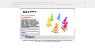 RMA-Login - GIGABYTE Global Customer Service