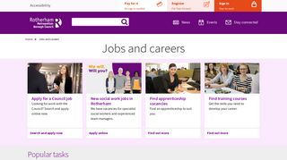 Jobs and careers | Rotherham Metropolitan ... - Rotherham Council