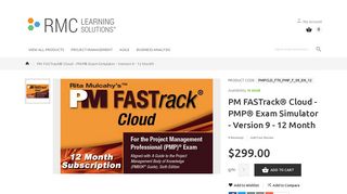 PM FASTrack® Cloud - PMP® Exam Simulator - Version ... - Shop RMC