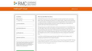 Demo - FASTrack Cloud Exam Simulator - RMC Learning Solutions