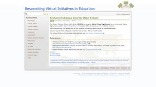 Richard McKenna Charter High School - Researching Virtual ...