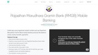 Rajasthan Marudhara Gramin Bank Mobile Banking using App in 4 ...