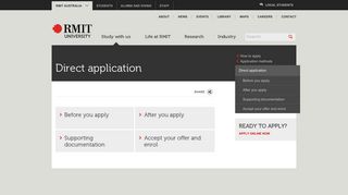 Direct application - RMIT University