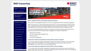 CareerHub employers - RMIT Careers and Employability
