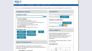 RMLS.com™ Regional Multiple Listing Service - Home