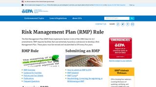 Risk Management Plan (RMP) Rule | US EPA