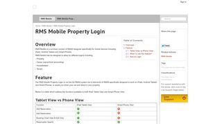 RMS Mobile Property Login - RMS