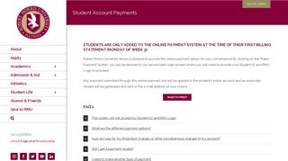 Student Account Payments | Robert Morris University Illinois