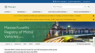 Massachusetts Registry of Motor Vehicles | Mass.gov
