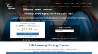Continuing Education For Nurses, CEU Credits - Elite CME