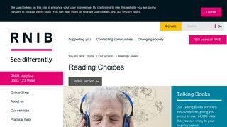Reading Choices - RNIB - See differently