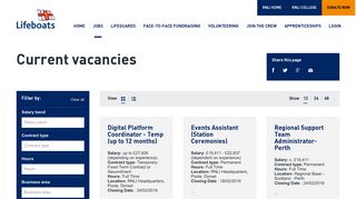 Current vacancies - RNLI recruitment