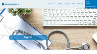 Sign In Page for Active Nurses (RNs and LVNs) | NurseRegistry