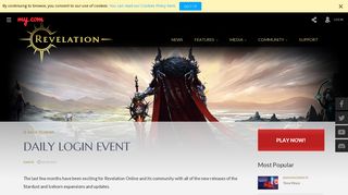 Daily Login Event | Revelation Online - Official Website