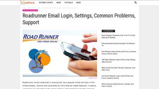 Roadrunner Email Login, Settings, Common Problems, Support - LeWeb