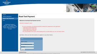 Road Test Payment - Online Payments | Government of Newfoundland ...