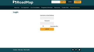 RoadMap | Login