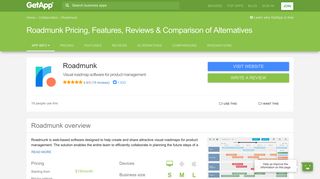 Roadmunk Pricing, Features, Reviews & Comparison of Alternatives ...