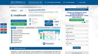 Roadmunk Reviews: Overview, Pricing and Featues