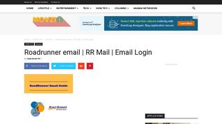 Roadrunner email | RR Mail | Email Login - MovZio