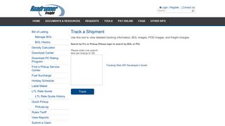 Track a Shipment Track a Shipment - Roadrunner Freight