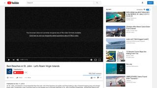 Best Beaches in St. John - Let's Roam Virgin Islands - YouTube
