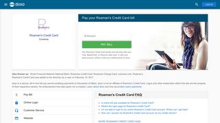 Roaman's Credit Card: Login, Bill Pay, Customer Service and Care ...