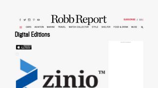 Digital Editions – Robb Report