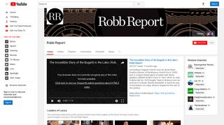 Robb Report - YouTube