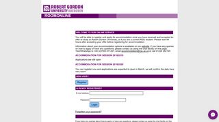 RGU: Roomonline | Student Accommodation at The Robert Gordon ...