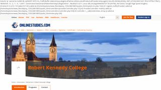 Robert Kennedy College in Switzerland - Courses - OnlineStudies