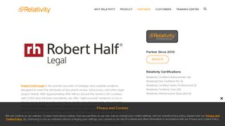 Robert Half Legal | Partners | Relativity