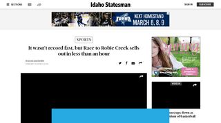 Race To Robie Creek registration begins Monday, Feb. 19 | Idaho ...